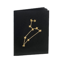 Aslan Burcu Yıldız Haritası Siyah Defter