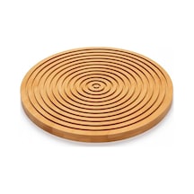 Lexroo Bambu Oluklu Peynir Sunum Tahtası,28 Cm,lüx Bambu Sunum Tabağı,velor Home. Çok Renkli