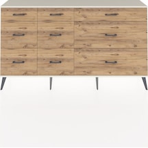 Arges Konsol 9 Çekmeceli 176x30x99 Aytaşı-aytaşı/çam Aytası/atlas Çam - Aytası