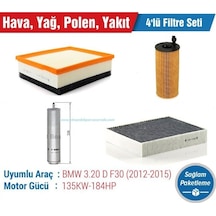 Bmw 3.20D F30 N47N Filitre Bakım Seti