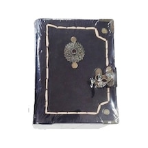 El Yapımı Deri Defter 12 x 17 CM 150 Yaprak N11.1138