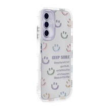 Newface Samsung Galaxy A25 5g Kılıf Reflexion Desenli Kapak - Desen 2 Şeffaf