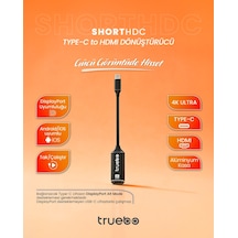 Truebo Shorthdc Usb-c To Hdmı Dönüştürücü