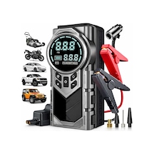 Auhma A7722 Taşınabilir Akü Takviye Cihazı 150 Psı Dijital Hava Kompresörü 8000 Mah