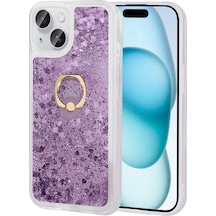 Apple iPhone 15 Plus Uyumlu Klfs Milce Kılıf-mor Mor