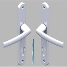 Çankaya Metal Pvc Kapı Kolu Beyaz