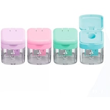 Faber Castell Mini Box Trendy Çift Gözlü Kalemtraş Pastel Renkler
