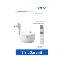 Omron Gentle Temp521 Kulaktan Ateş Ölçer + C28P Nebulizatör