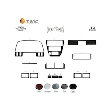 Meriç® Tata Telcoline 4X4 Ön Torpido Kaplama 13 Parça 2004-2009 (530157413)