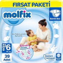 Molfix Bebek Bezi 6 Beden Fırsat Paketi 39 Adet
