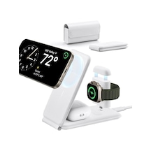 Esr 3 In 1 Seyahat Şarj Standı Apple Uyumlu iPhone, Airpods, İos Watch