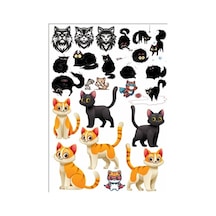 Kedi Stikcer Set
