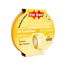 18mmx25mt Çift Taraflı Band Slim İnce Bant Pp-hotmelt Yüksek Kalite