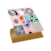 Tink KENDİNDEN YAPIŞKANLI NAİF DESENLİ PVC KARO 30X30 CM