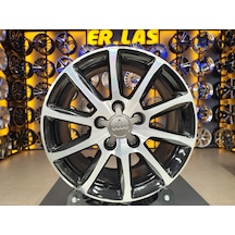 4 Adet Audi  7.5 16 5 112 Et45 57.1 Black Mack Jant Revize Edilmiş Takım