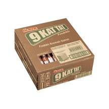 Ülker 9kat Tat Gofret Fındık Aromalı 39g - Klasik Lezzet 8'li Avantaj Paketi - 8 Adet Tarı