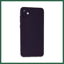 Bezos Samsung Galaxy A05 Uyumlu Kılıf Nano İçi Kadife Silikon - Mor Bzs01