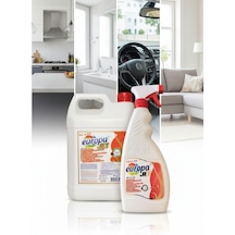 Çok Amaçlı Konsantre Deterjan 5 Kg + 500 Ml Sprey Yağ, Oto, Koltuk, Mutfak & Banyo Temizleyici 1 Adet