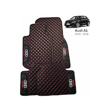 Oto Deri Paspas Seti Audi A1 2010 - 2018 Uyumlu Sline Sport Kaymaz & Şık Tasarım - Siyah