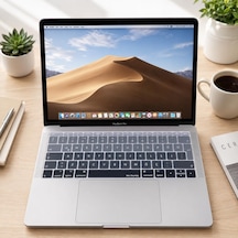 Türkçe Q Klavye Koruyucu Macbook A1534 A1708 Uyumlu Uk Avrupa Ters L Enter Silikon Klavye Koruyucu Turkish Q Keyboard Cover Siyah Gri