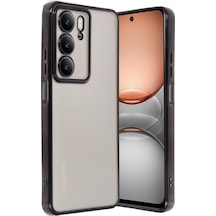 Realme C75 4g Uyumlu Kılıf Lensli Silikon - Siyah