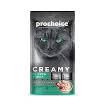 Creamy Tavuklu Ve Ton Balıklı Sıvı Kedi Ödül Maması 1 Adet-4x15 Gr