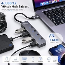 Bx20hb Type-c&apos Den 4 Port Usb 3.2 Hub 01