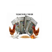 Yılsac E-sel C 100 Gr - Verim Destekleyici X 4 Adet Civciv, Tavuk , Hindi Ve Büyükbaş , Küçükbaş Hayvanlar İçin