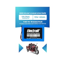 Yuki Yk-16 Ilgaz Plus Batarya Standart Kapasite Lifepo4 72v 60ah Elektrikli Motosiklet Bataryası