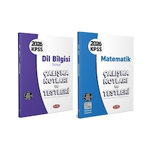 Data 2026 Kpss Dil Bilgisi Türkçe + Matematik Çalışma Notları Ve Testleri 2 Li Set Data Yayınları