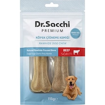 Dr.sacchi Premium Sığır Etli Doğal Sığır Derisi Press Kemik Tahılsız Köpek Ödülü 5 2li 115 Gr 109-30020.01