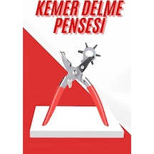 Mey İthalat Kemer Delme Pensesi 6 Farklı Boyutta Kemer Delici Ev Deri Kemer 80313314