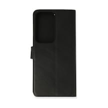 Newface - 574 -  Galaxy Uyumlu S20 Ultra Trend S Plus Kapaklı Kılıf - Metemıx - - Siyah Sıyah
