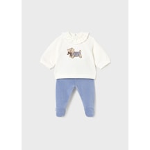 Kız Bebek Alt Üst Takım 2555 Mavi