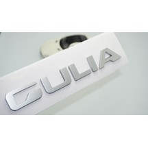 Dk Tuning Alfa Romeo Giulia Gri Abs 3m 3d Bagaj Yazı Logo Arma