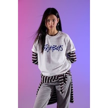 Defacto Kpop - Demon Hunters Oversıze Tişört H0256ax26smwt32 Beyaz-wt32