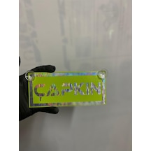Yeşil Renk Üzeri Hologram Çapkın Reis Yazılı Vantuzlu Cam Süsü