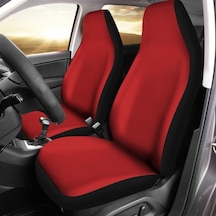 Peugeot 301 Araca Özel Oto Koltuk Kılıfı Pro - Baskısız - Kırmızı