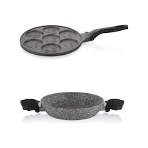 Schafer Granit 22 Cm Sahan Ve Emojili Pankek Tavası 26 Cm
