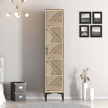 Variant Kumsal 1 Kapılı P Gardrop - Ceviz / Krem