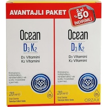 Ocean D3 K2 20 Ml Takviye Edici Gıda Avantajlı Paket