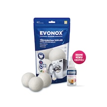 Clean 3 Adet Çamaşır Yün Keçe Kurutma Topu + 30ml Esans Koku Hediye - Doğal Ve Çevre Dostu