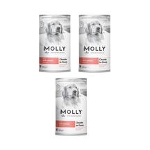 Molly Somonlu Soslu Köpek Konservesi 400 G X 3 Adet