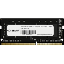 Andor A432S8 8 GB DDR4 3200 MHz Dizüstü (SODIMM) CL22 Ram