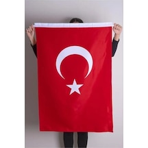 Premium Türk Bayrağı 70x105 Cm - Solmaya Ve Rüzgara Dayanıklı Raşel Kumaş Tek Ebat