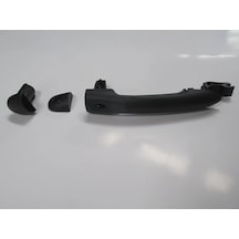 Renault Clio 4 Hatchback 2013-2016 Ön Kapı Dış Açma Kolu Sağ - Sol Aynı Adet Siyah Sensör Delikli