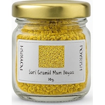 Sarı Granül Mum Boyası 10 Gr Renksiz