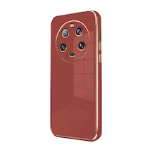 Xiaomi Mi 14 Ultra Kılıf Volet Silikon - Kırmızı Kirmizi