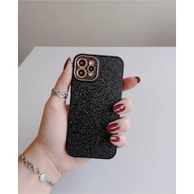 Apple Uyumlu iPhone 12 Simli Kılıf Modeli Siyah