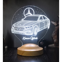 Mercedes Logo Tasarımlı, Mercedes Benz Figürlü Led Masa Lambası